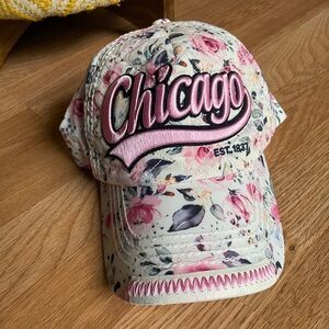 Robin Ruth Floral Cap 'Chicago'